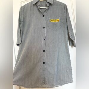 Women stripe long shirt